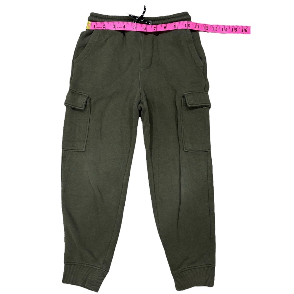 (B) Old Navy Forest Green Joggers (Boys) - Picture 2 of 6